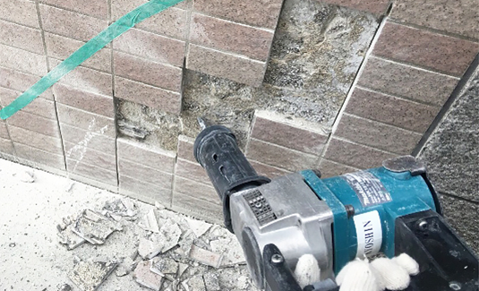 タイル張り替え